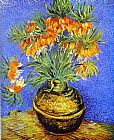 Vincent van Gogh Imperial Crown Fritillaria in a Copper Vase painting